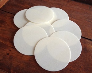 Picture of *oblaten* wafers.