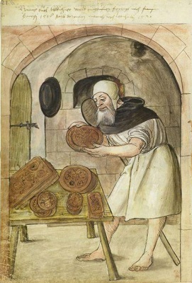 *Lebküchner* from an illustrated manuscript in the Stadtbibliothek Nürnberg, ca. 1520